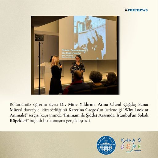 Dr. Mine Yıldırım, Atina Ulusal Çağdaş Sanat Müzesi’nin (EMST) daveti üzerine konuşma yaptı