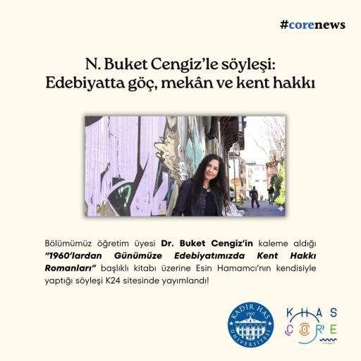 Dr. N. Buket Cengiz’in K24 Kitap’ta yayımlanan kapsamlı söyleşisi okurlarla buluştu!